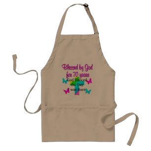 CHRISTIAN 70TH BIRTHDAY STANDARD APRON