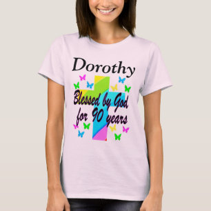 CHRISTIAN 90TH BIRTHDAY PERSONALIZED T SHIRT