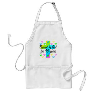 CHRISTIAN 90TH BIRTHDAY PRAYER DESIGN STANDARD APRON