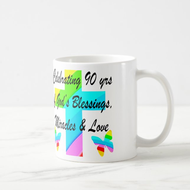 CHRISTIAN 90TH COFFEE MUG (Right)