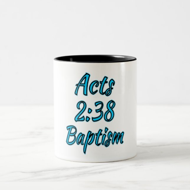 Christian Acts 2:38 Mug (Center)