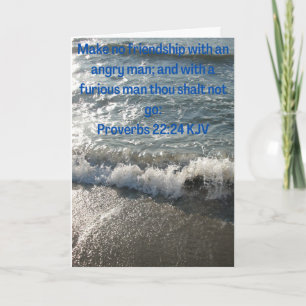 Christian advice  note card