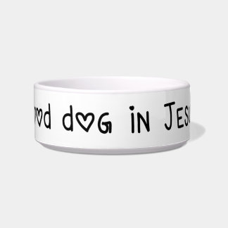 Christian Affirmation Pet Feeding & Water Bowl