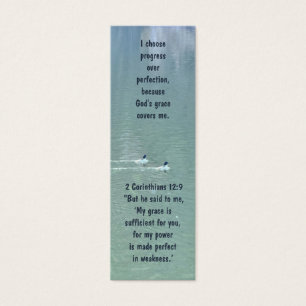 Christian Affirmation Quote & Scripture BookMark