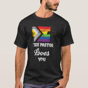 Christian Ally Inclusive Pride Clergy This Pastor T-Shirt