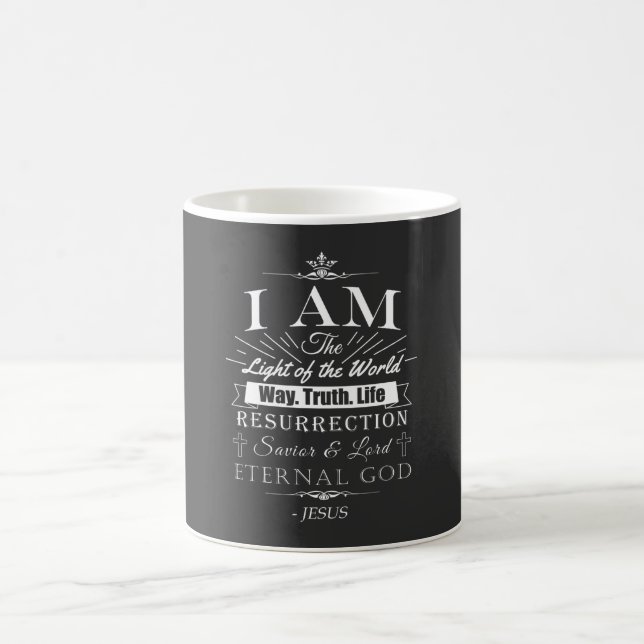 Christian Amazing Bible Claims of Jesus: I AM Coffee Mug (Center)