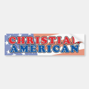 Christian American Bumper Sticker