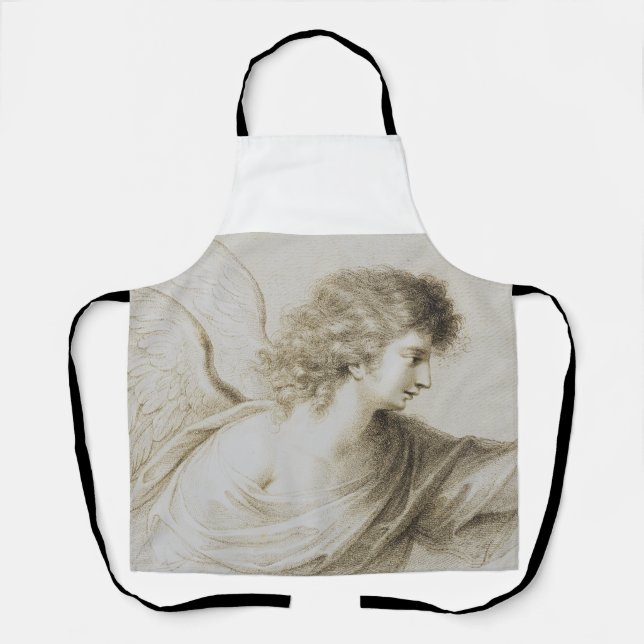 Christian angel by Francesco Bartolozzi Apron (Front)