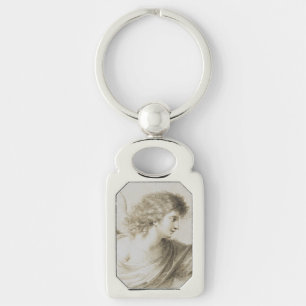 Christian angel by Francesco Bartolozzi Key Ring