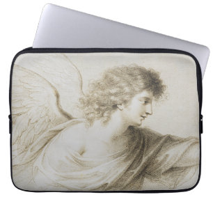 Christian angel by Francesco Bartolozzi Laptop Sleeve