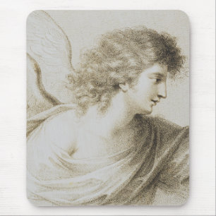 Christian angel by Francesco Bartolozzi Mouse Mat