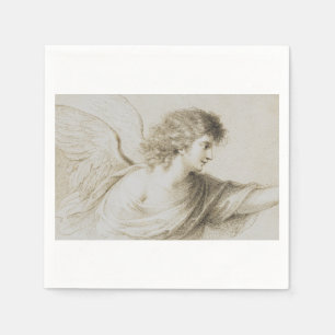 Christian angel by Francesco Bartolozzi Napkin