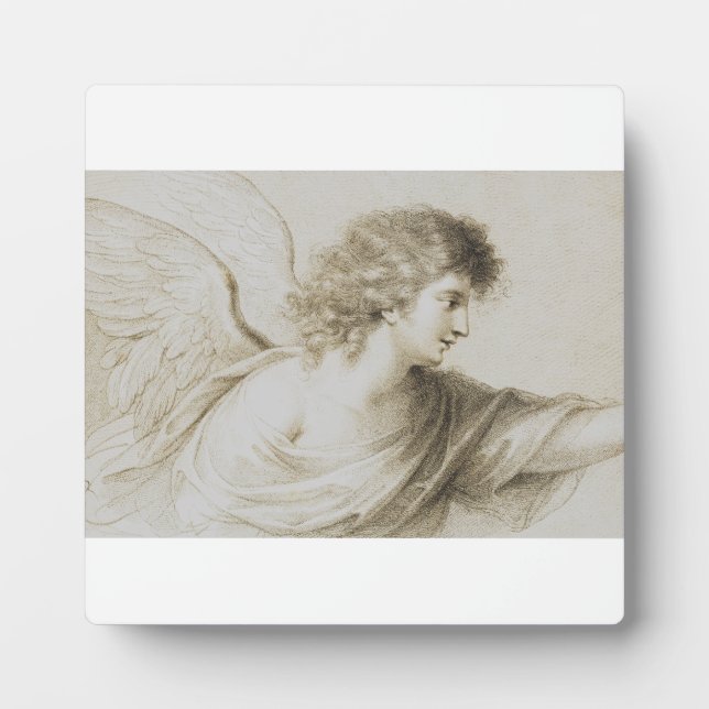 Christian angel by Francesco Bartolozzi Plaque (Front)