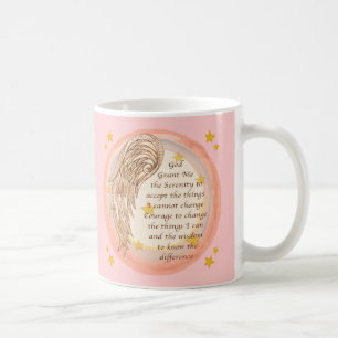 Christian Angel Serenity Prayer Coffee Mug