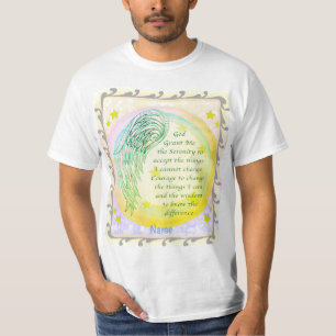 Christian Angel Serenity Prayer  T-Shirt