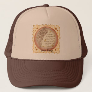 Christian Angel Serenity Prayer Trucker Hat