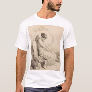 Christian angel sitting on a stone T-Shirt