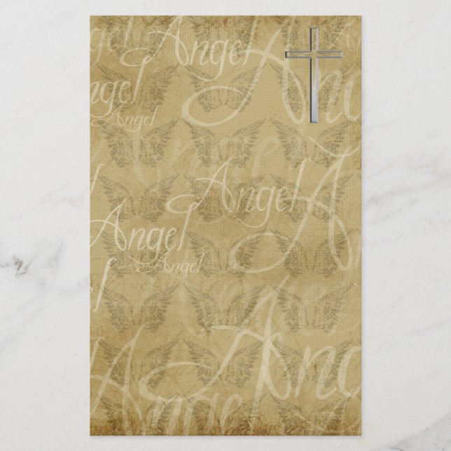 Christian Angel Stationary Stationery (Front)