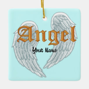 Christian Angel Wings ornament