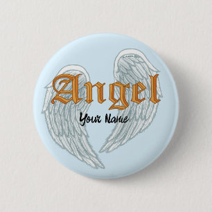 Christian Angel Wings Pin