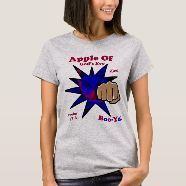 Christian Apple of God's Eye Kind Unique Tee (Front)