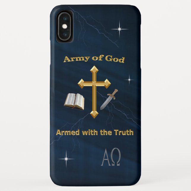 Christian Army of God Case-Mate iPhone Case (Back)