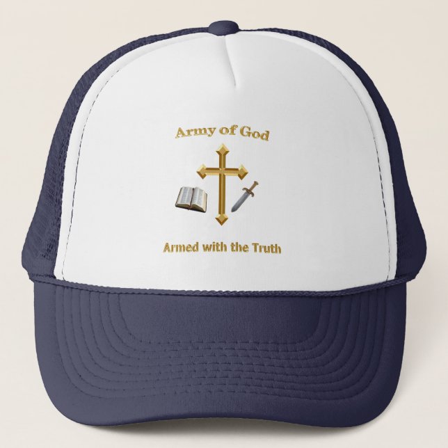 Christian Army of God Trucker Hat (Front)