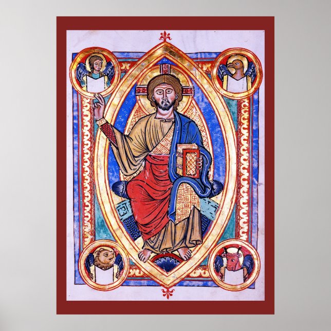 Christian Art Christ in Majesty Poster (Front)