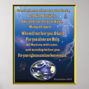 Christian art poster