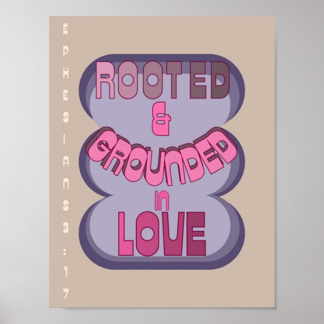 Christian Art / Poster / Love / Graphic  (Front)