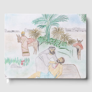 Christian Artwork The good Samaritan Guest Book