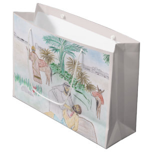 Christian Artwork The good Samaritan Large Gift Bag