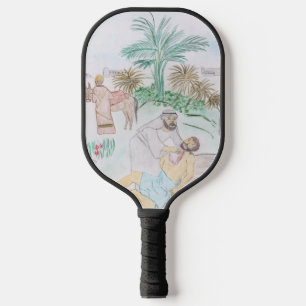 Christian Artwork The good Samaritan Pickleball Paddle