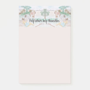 Christian Artwork The good Samaritan Post-it Notes