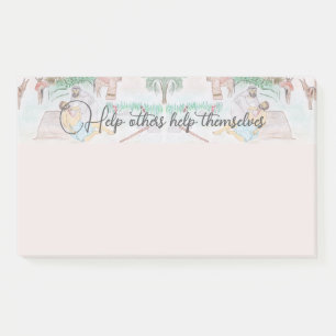 Christian Artwork The good Samaritan Post-it Notes