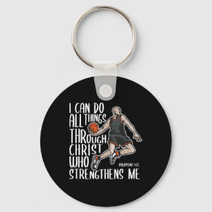 Christian Athlete Sketll Philippians Bible Christ Key Ring