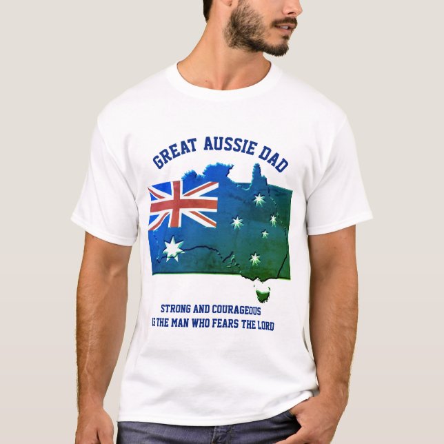 Christian AUSSIE DAD T-Shirt (Front)