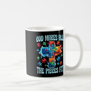 Christian Autism Awareness God Makes The Pieces Fi Coffee Mug
