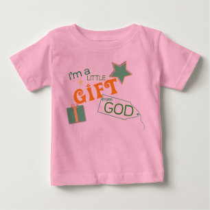 Christian baby t-shirt - Little Gift From God