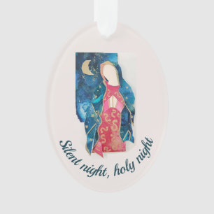 Christian Baby's First Christmas Mother Mary Ornament