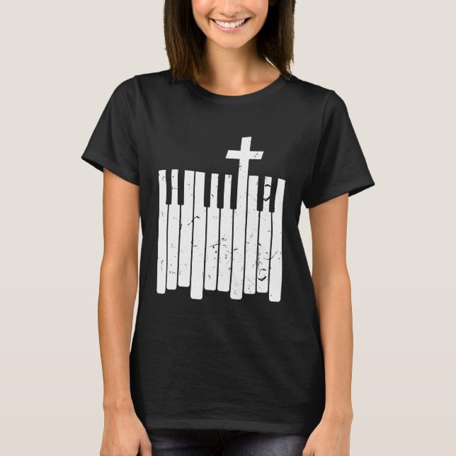 Christian Band Christian Piano Rock Classic T-Shirt (Front)