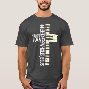 Christian Band Musician Rock Music Piano T-Shirt