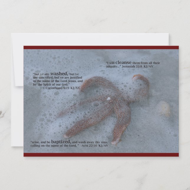 Christian Baptism Invitation (Front)