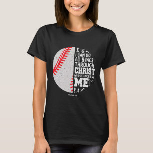 Christian Baseball Bible Verse All T-Shirt
