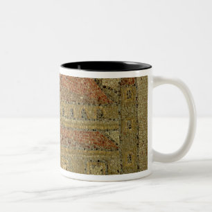 Christian basilica, mosaic pavement, Roman period, Two-Tone Coffee Mug