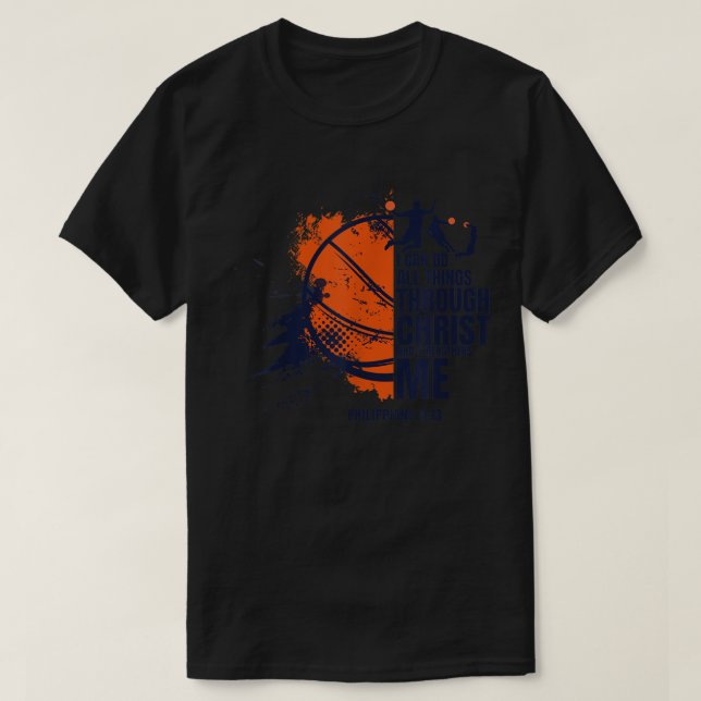 Christian Basketball Shirts Men Boys Kids Religiou (Design Front)