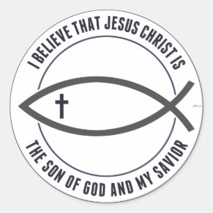 Christian Believers Classic Round Sticker