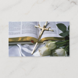 Christian Bible Business Card-See back Card