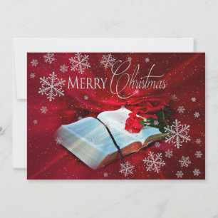 Christian Bible Christmas Holiday Card
