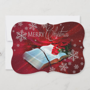 Christian Bible Christmas Holiday Card